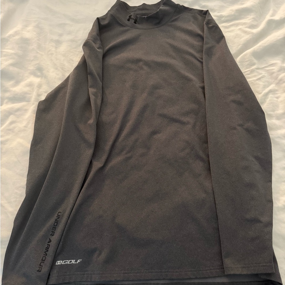 Under Armour Golf - Cold Weather, Gray Turtleneck Layer - XL - Good Condition